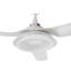 Ventilateur de plafond intelligent de 52 pouces avec télécommande Daffodil, ensemble d'éclairage inclus, fonctionne avec l'assistant Google, Amazon Alexa et les raccourcis Siri.