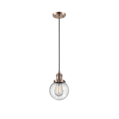 Luminaire suspendu sphère 1 lumière Zarmayr