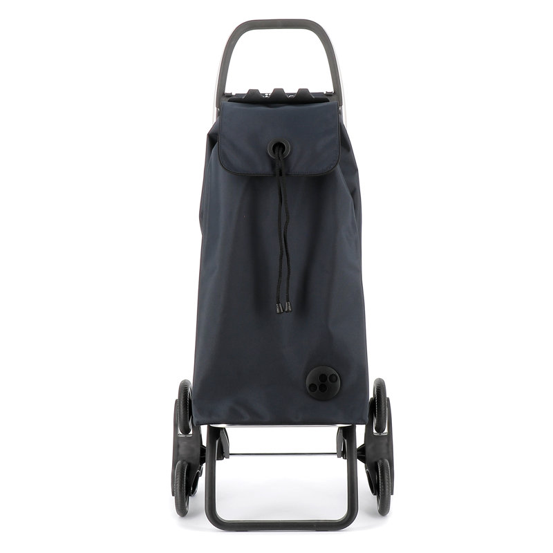 Shopping Trolley Rolser I-Max MF 6 Wheel Stair Climber Foldable, Dark Gray