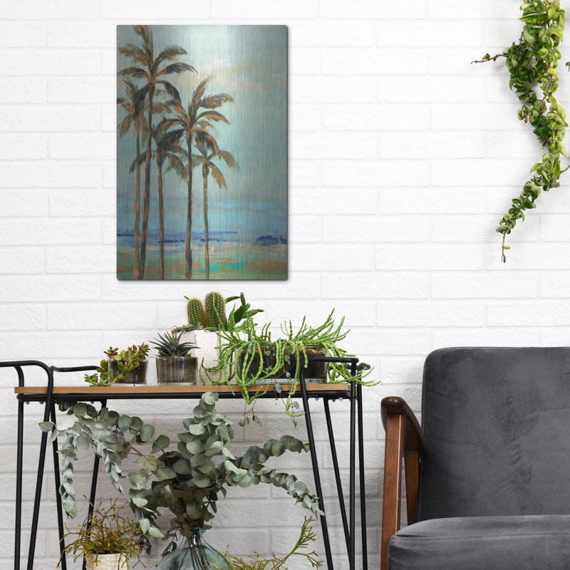 «Copper Palms II» par Silvia Vassileva, H 16 po x l 12 po