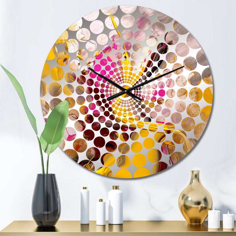 Goulburn - Horloge murale peinture abstraite, Petit