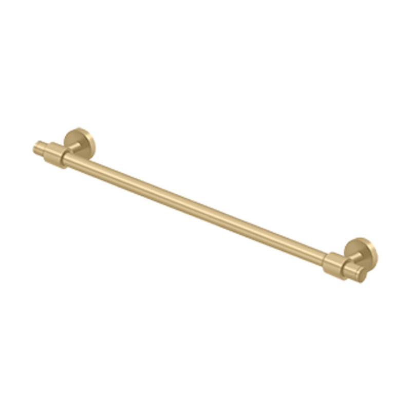 Deltana BBS2003/24-4 24" Center To Center Sobe Series Towel Bar Single Brushed Brass