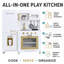 Teamson Kids Play Kitchen Set with Ice Maker, Lights, Sounds and 12 Accessories