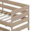 Structure de lit simple en forme de L avec tiroirs et 2 lits peu encombrants de conception unique-1660022433