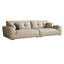 Canapé-coussin modulaire en similicuir couleur riz abricot-195574935