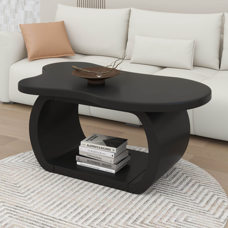 Table basse moderne Modern Cloud, Noir