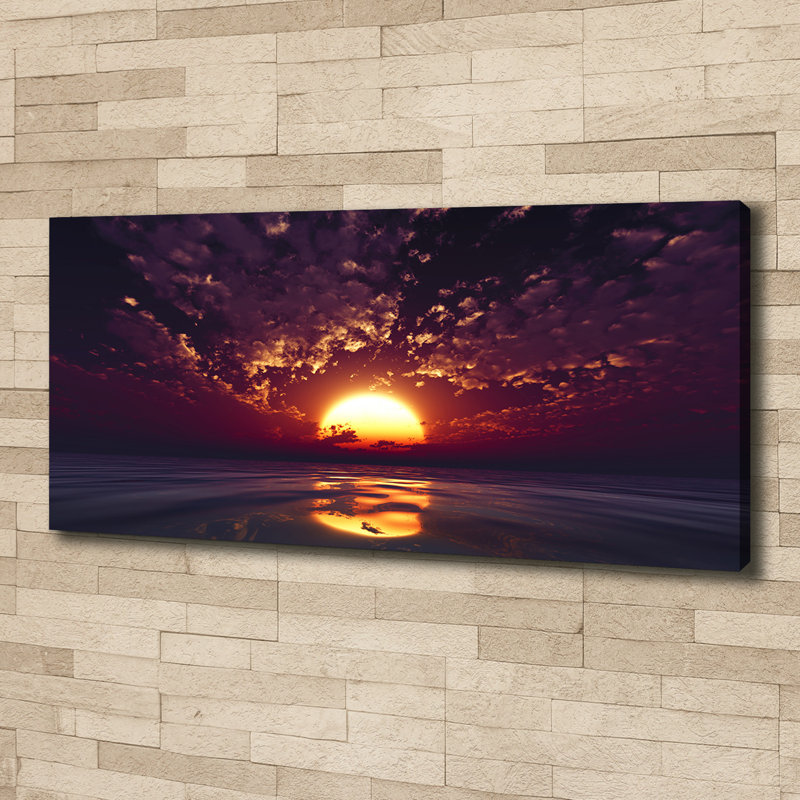 Sunset - Wrapped Canvas Print