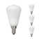 4 Watt Dimmable ST15 Light Bulb With Milky Glass Finish And Candelabra (E12) Base