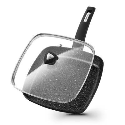 10'' Non-Stick Aluminum Grill Pan / Griddle Set