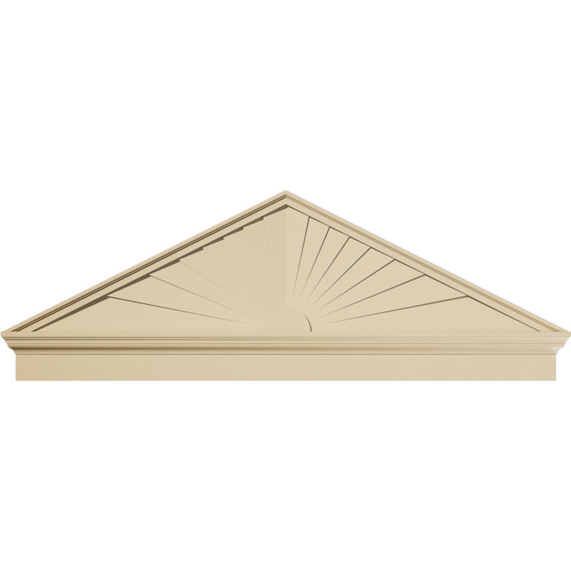 Fronton en uréthane Signature, 66 po x 23,375 po x 2,75 po, Combinaison, Rayons de soleil