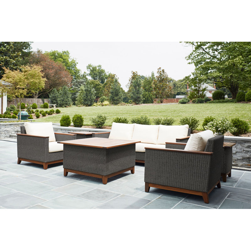 Coral Outdoor 3 - Seat Patio Sofa, Premier Fog, Gray