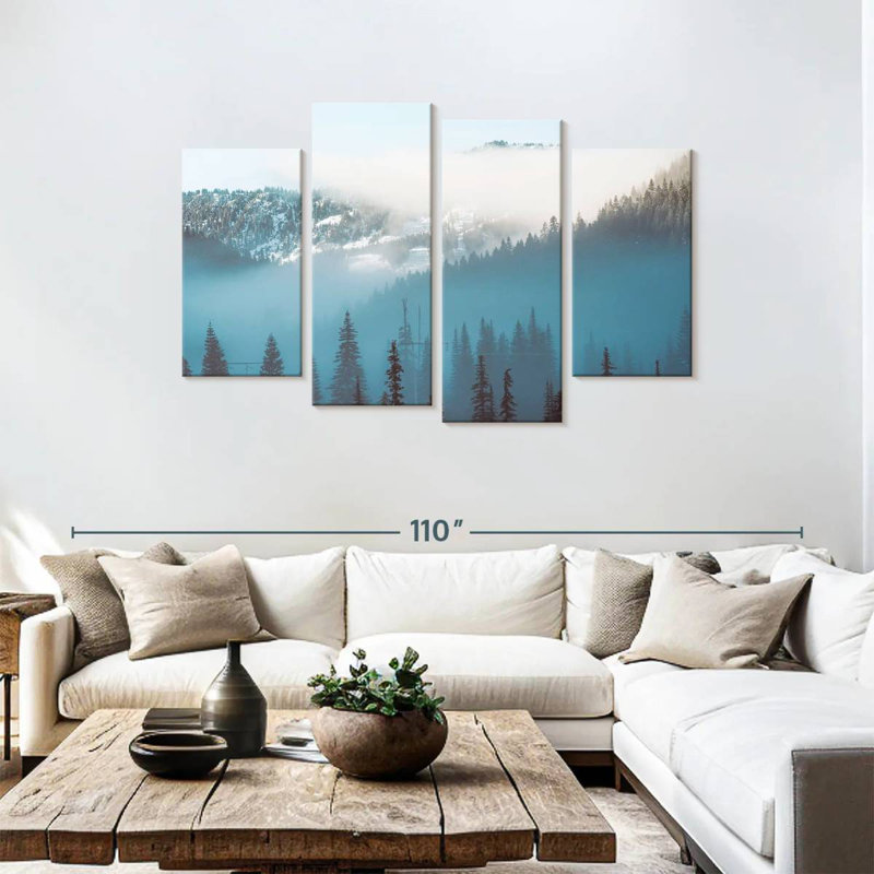 Alvord Forest Morning Mist, 48" H x 75" W