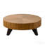 Table basse ronde 35,4 po - Décoration intérieure - Naturel-129581642