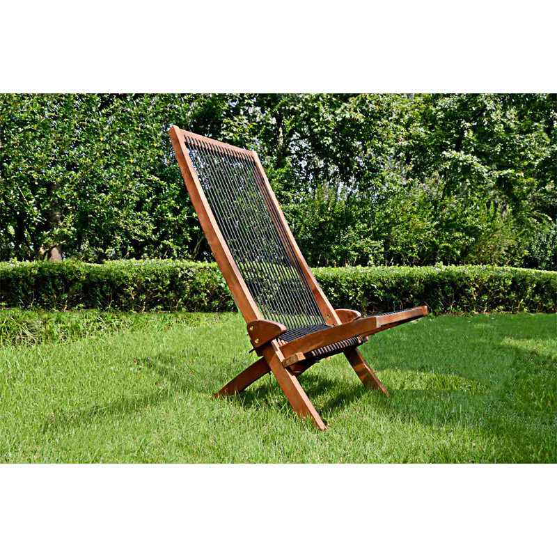Chaise pliante en bois