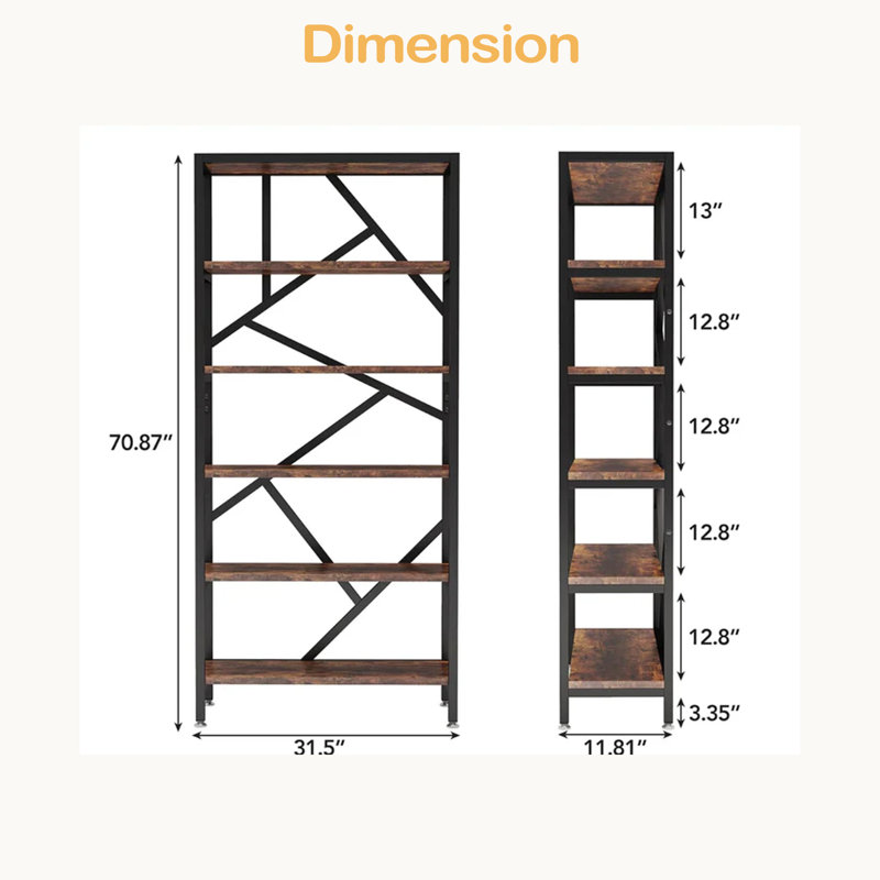 Versatile Shelf Display,Sturdy Bookshelf,Modern Bookcase