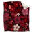 Dark Red Floral