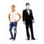 Accroche en carton tuxedo Elvis Presley
