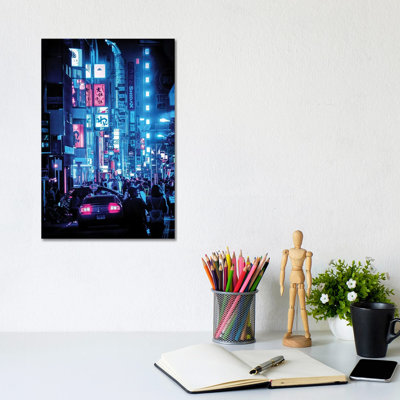 Tokyo Night Life by Gab Fernando - Wrapped Canvas Print