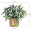 24.89cm Faux Eucalyptus Plant in Concrete Pot