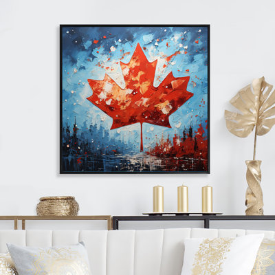 Drapeau du drapeau canadien II - impression