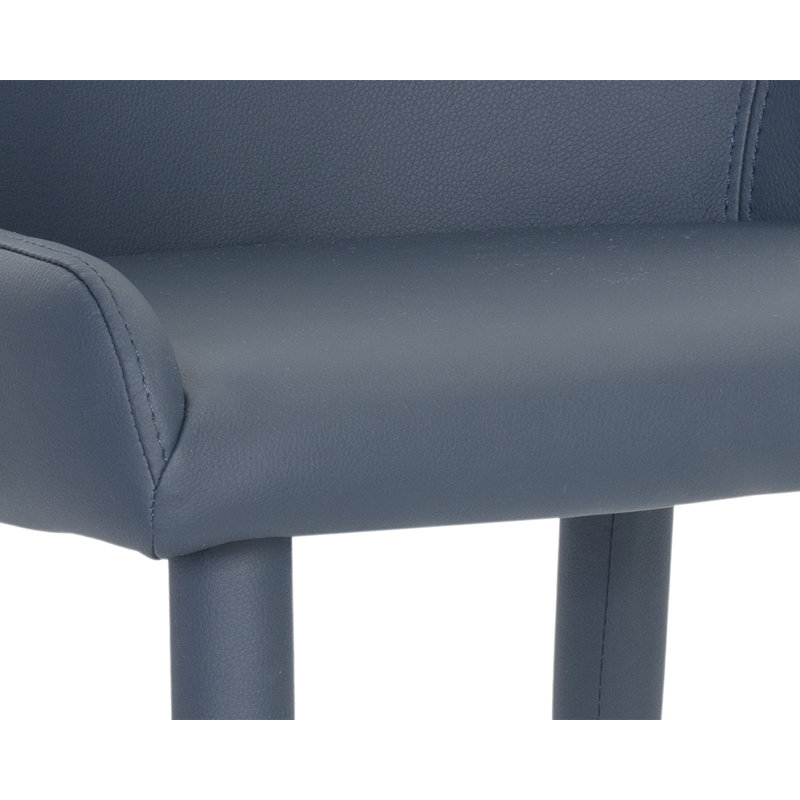 Dashrath Upholstered Dining Chair, Blue