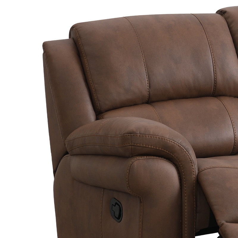 Bettymae 2 Seater Reclining Loveseat, Tan