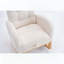 Chaise berçante d'appoint avec repose-pieds et poche de rangement-1789383899