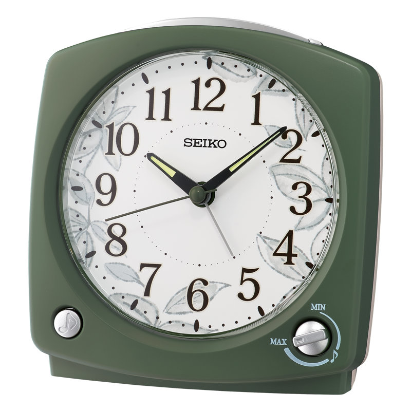 Réveille-matin moderne QHP012MLH, vert