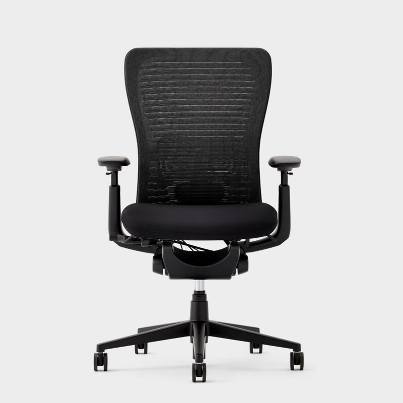 Haworth Zody Digital Knit Office Chair - Dual Posture with Lumbar Support, Onyx 
