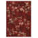 Floral Machine Washable Rug with Non-Slip Backing, Stain-Resistant Soft Low Pile Floor Mats, Foldable Farmhouse Indoor Carpet for Bedroom, Nursery