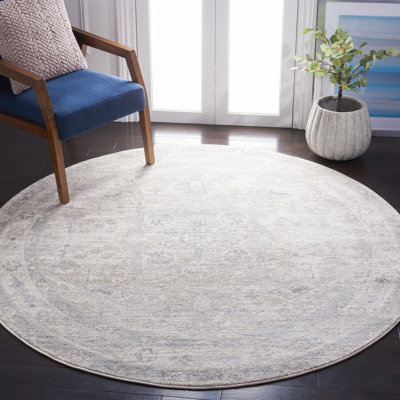 Camilla Oriental Ivory/Gray Area Rug