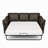 Ramdev Top Grain Leather Sofa Bed with Cushioned Back and Pillow Top Arm-35667436
