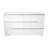 Fenner 55" 6 Drawer White Dresser with Mirror Set 