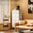 Tall Dresser for Bedroom with 6 Fabric Drawers Closet Organizers and Storage White Dresser Mansingh-265166901