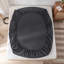 Drap-housse en coton tricoté 3 pièces DONEUS-121400399-121400403