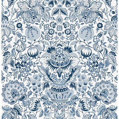 Papier peint damassé blanche Blanche