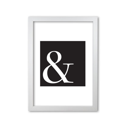 Ampersand Black - Print