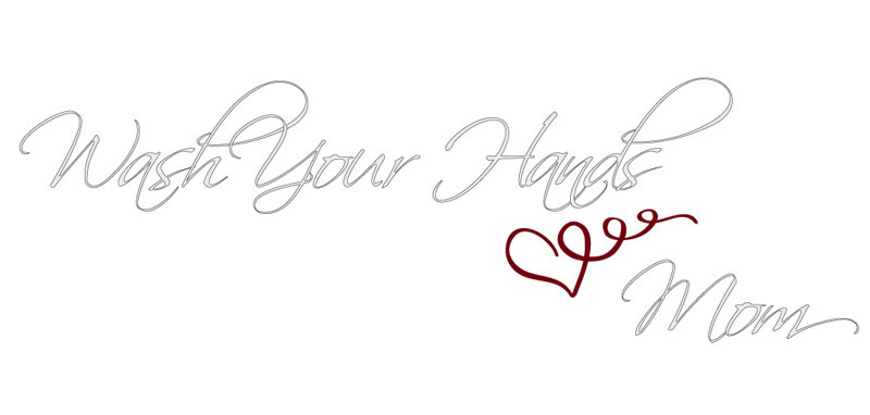 Décalcomanie murale love your hands love maman, Brun, H 11 po x l 36 po x P 0,01 po