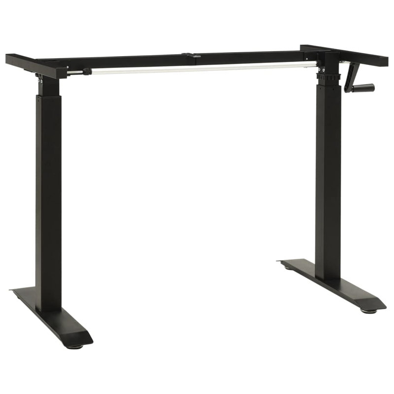 Standing Desk Frame Adjustable Legs Computer Desk Base for Home Office, Black