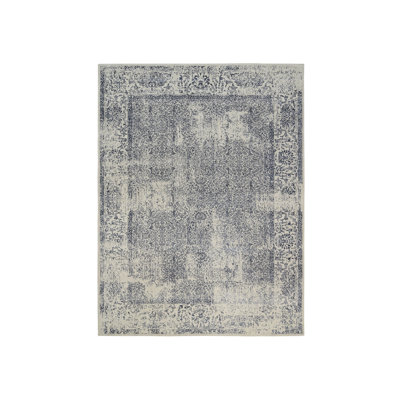 Tapis oriental gris en laine et en soie tissé à la main 9 pi 1 po x 12 pi 0 po - MOA10263256