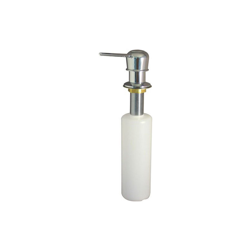 Decorative Soap Dispenser, Polished Chrome