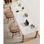 Blanc + brun fritté rectangulaire pierre + bureau en bois massif-2079692850-2079692847