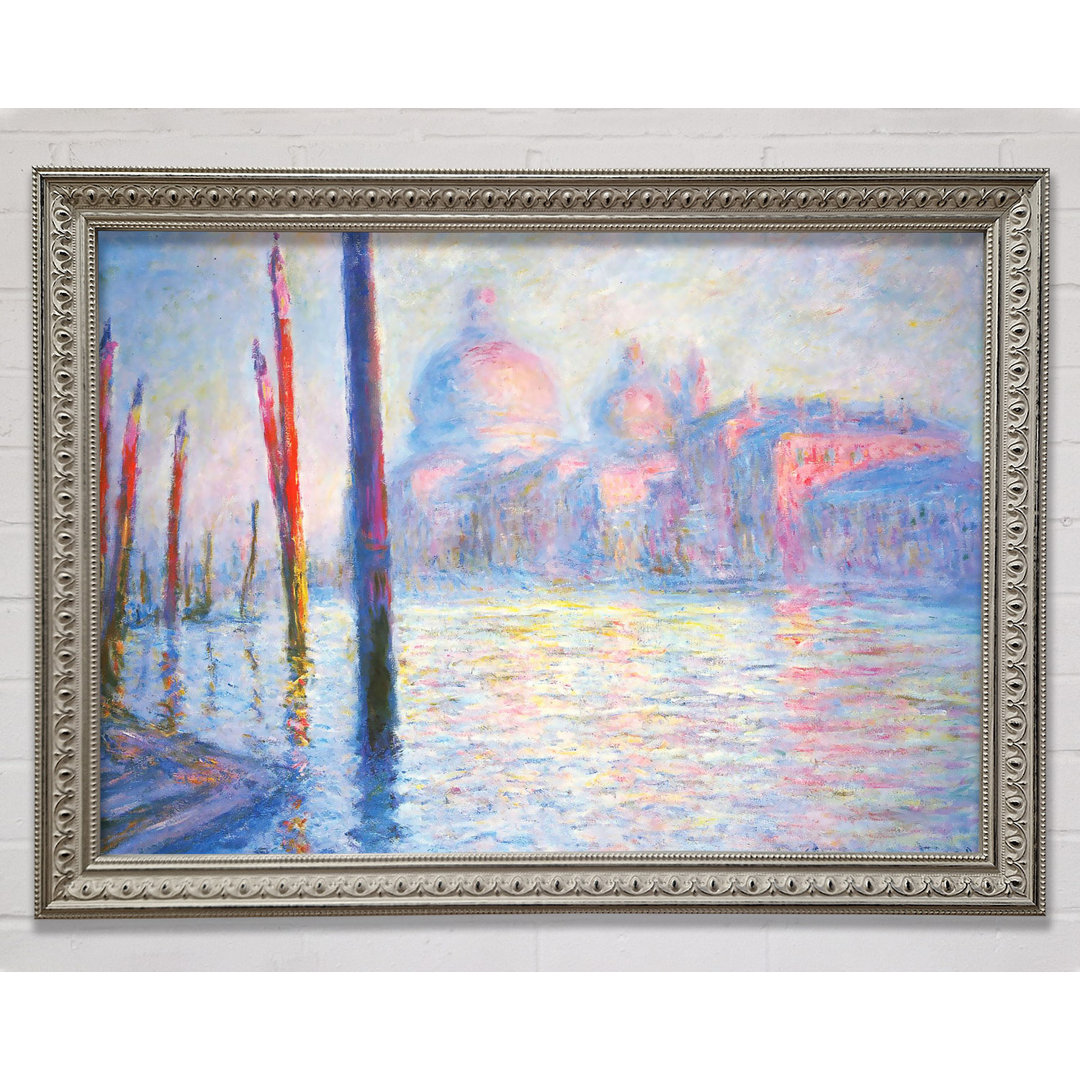 Canal Grand von Claude Monet - Einzelner Bilderrahmen Kunstdrucke