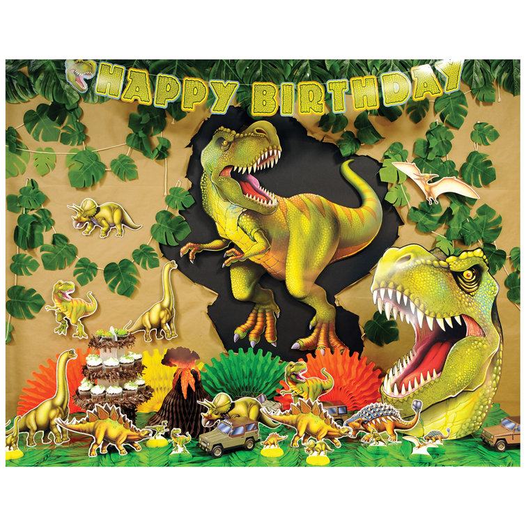 Giant T-rex Dinosaur Cardboard Photo Stand Up Birthday Party