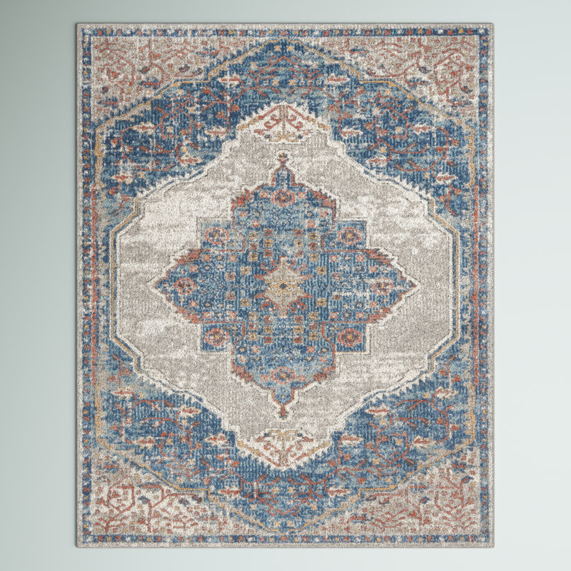 Oullins Oriental Indoor Rug, Rectangle 3' x 5'