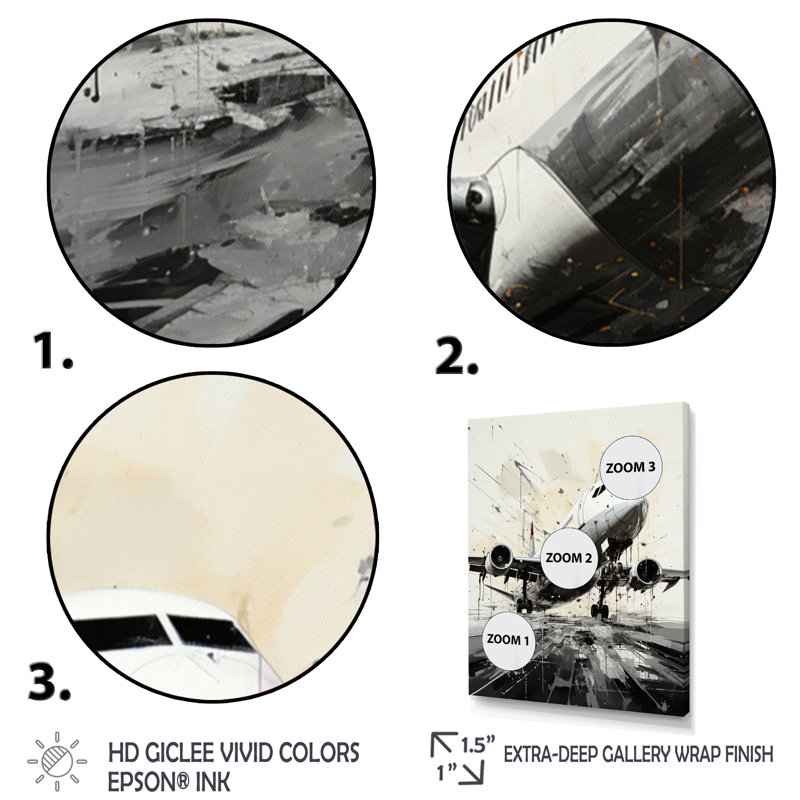 «Abstracted Plane Flight Path», reproduction d'art mural, H 20 po x l 12 po x P 1 po, Cadre flottant noir