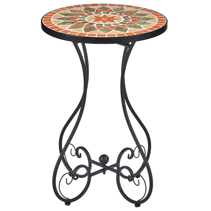 Aleesia Patio Side Table, Khaki