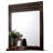 Panang Mahogany Finish Mirror