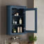Armoire de rangement murale pour salle de bain avec miroir, tablette réglable et conception compacte pour les salles de bain modernes.-705374164