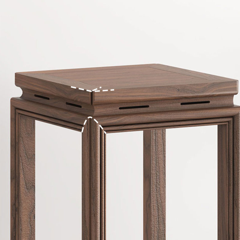Solid Wood Plant Stand: Hard - textured